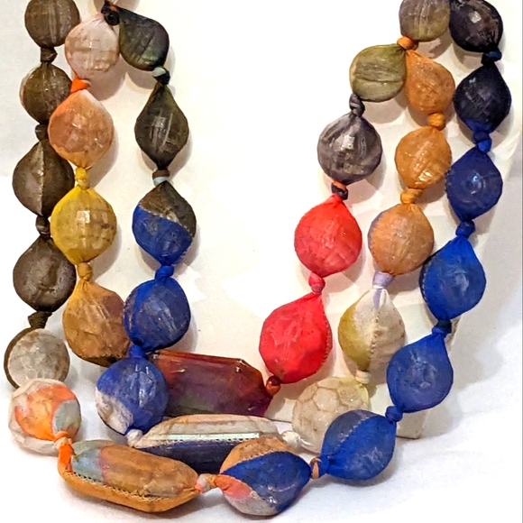 Silvia Tcherassi Paris Couture Runway Modern Art Necklace Avant Garde - Picture 3 of 16